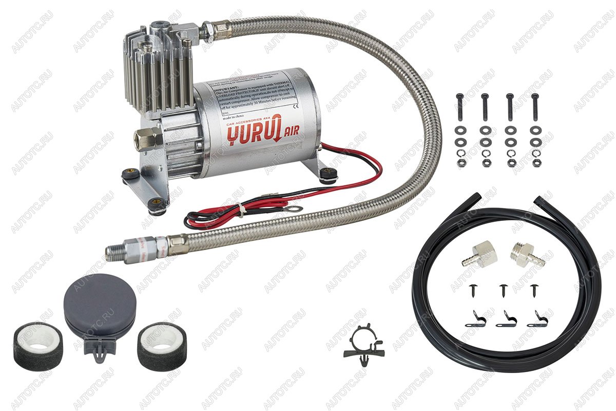 7 349 р. Компрессор автомобильный стационарный YURUI 12V 53 лмин 10,2 атм YURUI yf6390r  с доставкой в г. Вологда