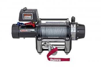 73 999 р. Лебёдка автомобильная электрическая 12V Runva 13500 lbs 6136 кг MAX влагозащищенная, стальной трос RUNVA ewb13500maxs  с доставкой в г. Вологда. Увеличить фотографию 10