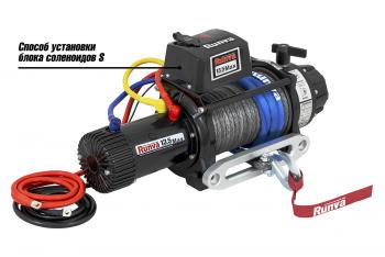 95 999 р. Лебёдка автомобильная электрическая 12V Runva 13500 lbs 6136 кг MAX влагозащищенная, синтетический трос RUNVA ewb13500maxssr  с доставкой в г. Вологда. Увеличить фотографию 5