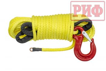 3 459 р. Трос для лебёдки синтетический РИФ 8 мм15 м (готовый) РИФ rope8mm15m  с доставкой в г. Вологда. Увеличить фотографию 1