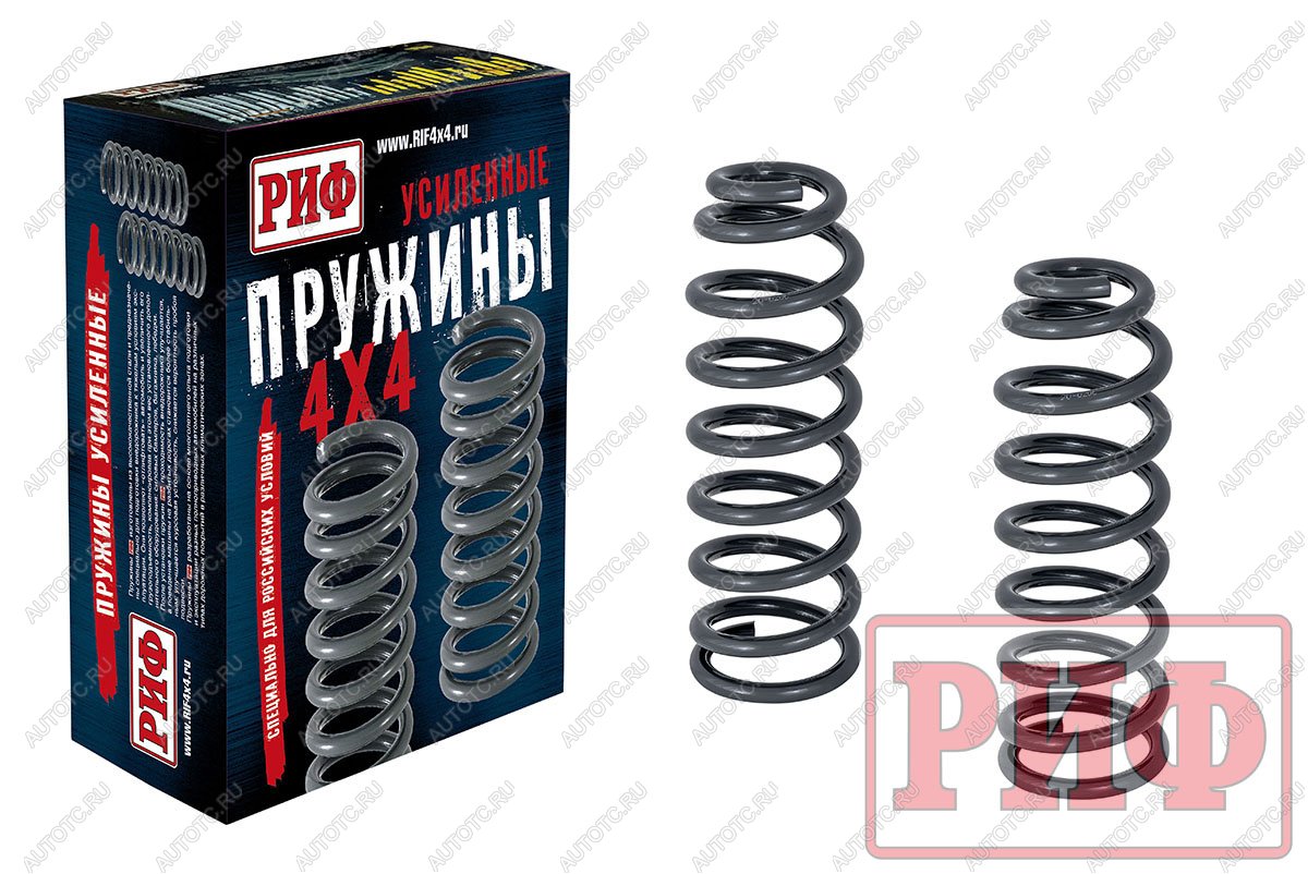 13 999 р. Пружины РИФ передние SsangYong Rexton3 мост и XVT (после 2012 г), 30 мм лифт +50 кг РИФ 20-020c  с доставкой в г. Вологда