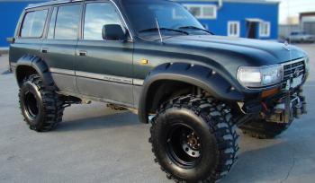 21 449 р. Расширители колёсных арок Toyota Land Cruiser 80 (130 мм) Fenders tlc-82  с доставкой в г. Вологда. Увеличить фотографию 1