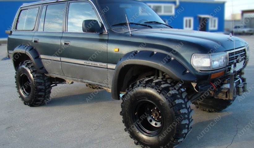 21 449 р. Расширители колёсных арок Toyota Land Cruiser 80 (130 мм) Fenders tlc-82  с доставкой в г. Вологда