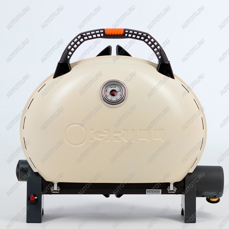 40 899 р. Гриль газовый O-GRILL 500MT bicolor черный-кремовый, с термометром (в комплекте адаптер тип А) O-GRILL 500mt_cream  с доставкой в г. Вологда