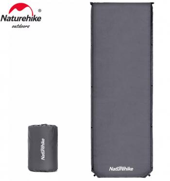 4 679 р. Коврик самонадувающийся Naturehike, 200х63х5 см, темно-серый Naturehike nh20dz003-dg  с доставкой в г. Вологда. Увеличить фотографию 1