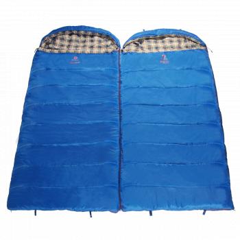 4 749 р. Мешок спальный BTrace Duvet (Левый, СерыйСиний), (ТК: 0C) BTrace s0569  с доставкой в г. Вологда. Увеличить фотографию 5