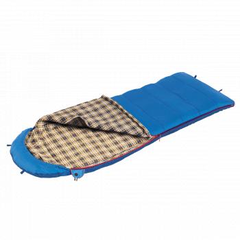 4 789 р. Мешок спальный BTrace Duvet (Правый, СерыйСиний), (ТК: 0C) BTrace s0570  с доставкой в г. Вологда. Увеличить фотографию 3