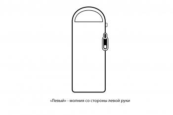 4 989 р. Мешок спальный Naturehike Envelope M400, (190+30)х80 см, (левый) (ТК: +1C), серый Naturehike nh20msd02-gm400-l  с доставкой в г. Вологда. Увеличить фотографию 11