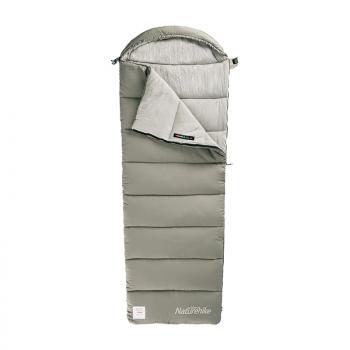 4 989 р. Мешок спальный Naturehike Envelope M400, (190+30)х80 см, (левый) (ТК: +1C), зеленый Naturehike nh20msd02-grm400-l  с доставкой в г. Вологда. Увеличить фотографию 1