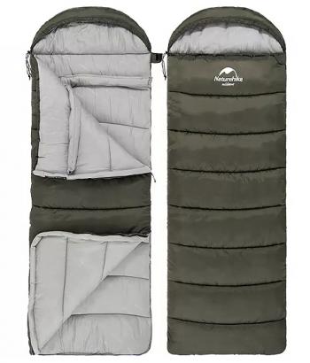 4 269 р. Мешок спальный Naturehike U350, (190х30)х75 см, (левый) (ТК: +1C), темно-зеленый Naturehike nh20msd07-agru350-l  с доставкой в г. Вологда. Увеличить фотографию 8