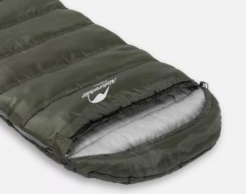 4 099 р. Мешок спальный Naturehike U250, (190х30)х75 см, (левый) (ТК: +6C), темно-зеленый Naturehike nh20msd07-arm250-l  с доставкой в г. Вологда. Увеличить фотографию 5