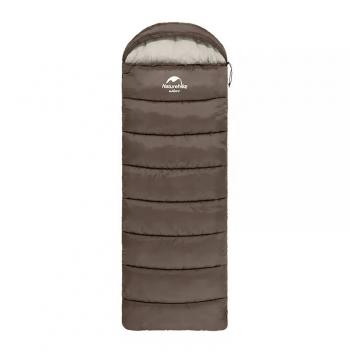 4 099 р. Мешок спальный Naturehike U250, (190х30)х75 см, (правый) (ТК: +6C), коричневый Naturehike nh20msd07-gre250  с доставкой в г. Вологда. Увеличить фотографию 1