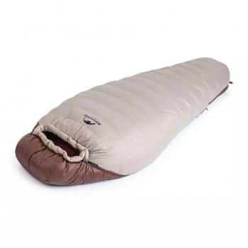 27 459 р. Мешок спальный Naturehike SnowBird, 220х85 см, XL (1090G), (правый) (ТК: -7C), серыйкоричневый Naturehike nh20yd001-sbr1090  с доставкой в г. Вологда. Увеличить фотографию 3