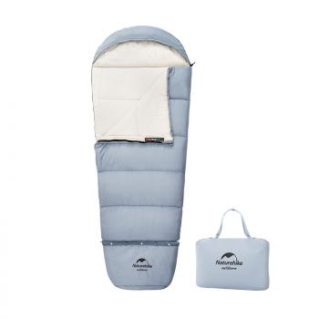 6 559 р. Мешок спальный Naturehike Compact C300, 190х75 см, (правый) (ТК: +6C), Синий Naturehike nh21msd01-c300bl  с доставкой в г. Вологда. Увеличить фотографию 1