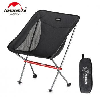 3 339 р. Кресло туристическое Naturehike YL05 складное, черное, до 150 кг Naturehike nh18y050-z-bl  с доставкой в г. Вологда. Увеличить фотографию 1