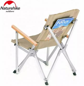 5 149 р. Кресло туристическое Naturehike, складное черное, до 120 кг Naturehike nh19jj004-bl  с доставкой в г. Вологда. Увеличить фотографию 2