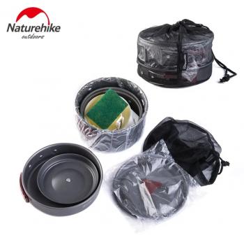 2 799 р. Набор посуды Naturehike туристический 3 в 1 (3 миски+половник) Naturehike nh15t203-g-ca  с доставкой в г. Вологда. Увеличить фотографию 11