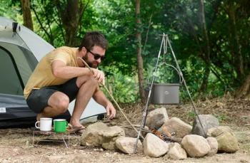 2 309 р. Котелок туристический Naturehike 4 л. Naturehike nh17d021-g-g  с доставкой в г. Вологда. Увеличить фотографию 7