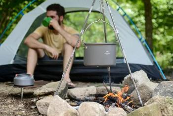 2 309 р. Котелок туристический Naturehike 4 л. Naturehike nh17d021-g-g  с доставкой в г. Вологда. Увеличить фотографию 8