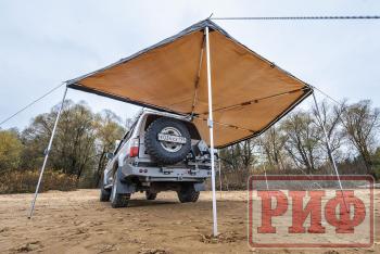 25 759 р. Маркиза автомобильная РИФ комбинированная (прямоугольная с веерной частью) 2,0х2,5 м (правая) РИФ rifavf0720250602  с доставкой в г. Вологда. Увеличить фотографию 8