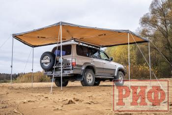 25 759 р. Маркиза автомобильная РИФ комбинированная (прямоугольная с веерной частью) 2,0х2,5 м (правая) РИФ rifavf0720250602  с доставкой в г. Вологда. Увеличить фотографию 1