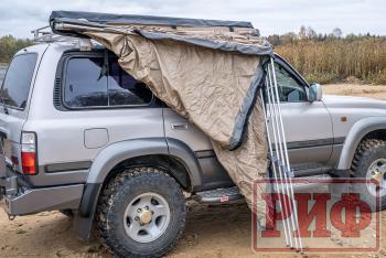 25 759 р. Маркиза автомобильная РИФ комбинированная (прямоугольная с веерной частью) 2,0х2,5 м (правая) РИФ rifavf0720250602  с доставкой в г. Вологда. Увеличить фотографию 19