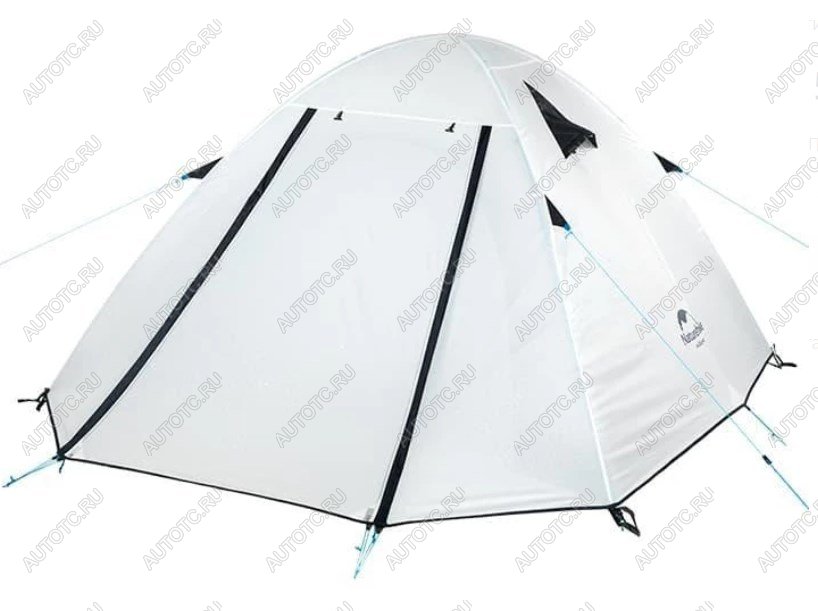 11 449 р. Палатка Naturehike P-Series 4-местная, алюминиевый каркас, белая Naturehike nh18z044-p-4w  с доставкой в г. Вологда