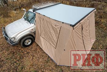 28 029 р. Стенки к автомобильной маркизе РИФ 2,13Х2.5 м Black Out РИФ rifan5306-2025v  с доставкой в г. Вологда. Увеличить фотографию 8