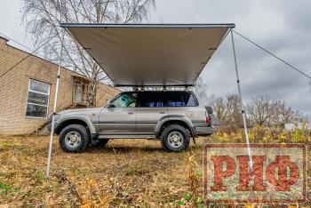 29 499 р. Маркиза автомобильная РИФ 2,13х2,5 м полуавтомат (винил) темно-серая РИФ rif5306-2025v  с доставкой в г. Вологда. Увеличить фотографию 18