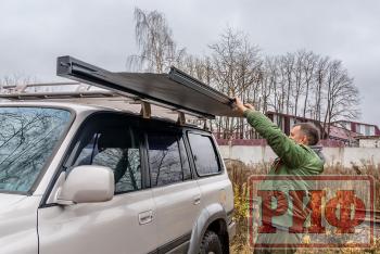 29 499 р. Маркиза автомобильная РИФ 2,13х2,5 м полуавтомат (винил) темно-серая РИФ rif5306-2025v  с доставкой в г. Вологда. Увеличить фотографию 15