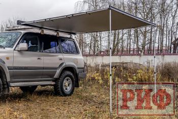 29 499 р. Маркиза автомобильная РИФ 2,13х2,5 м полуавтомат (винил) темно-серая РИФ rif5306-2025v  с доставкой в г. Вологда. Увеличить фотографию 6