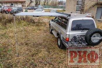 29 499 р. Маркиза автомобильная РИФ 2,13х2,5 м полуавтомат (винил) темно-серая РИФ rif5306-2025v  с доставкой в г. Вологда. Увеличить фотографию 31