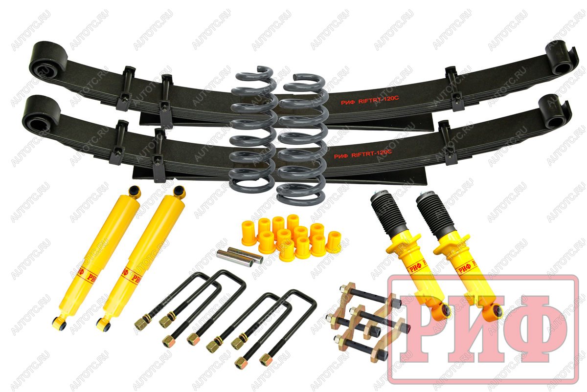 100 589 р. Лифт-комплект РИФ Mitsubishi L200 2015+, Fiat Fullback 2016+ жесткий лифт 40 мм  rif-tmq-c  с доставкой в г. Вологда