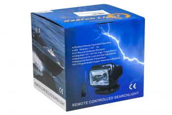 7 859 р. Фара-искатель 12V 60W LED с дистанционным управлением, черный,цок-H3 (180х180х175мм) на магните  ch015-60w-bl  с доставкой в г. Вологда. Увеличить фотографию 2