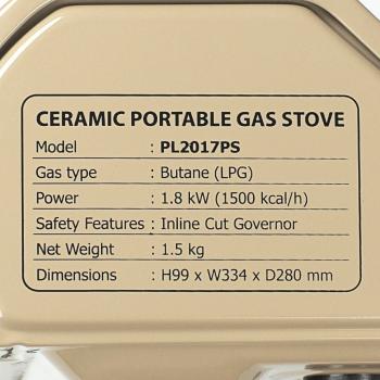 3 399 р. Плита газовая NaMilux NA-P4071PS  PL2017PS керамическая конфорка  na-p4071ps pl2017ps  с доставкой в г. Вологда. Увеличить фотографию 4