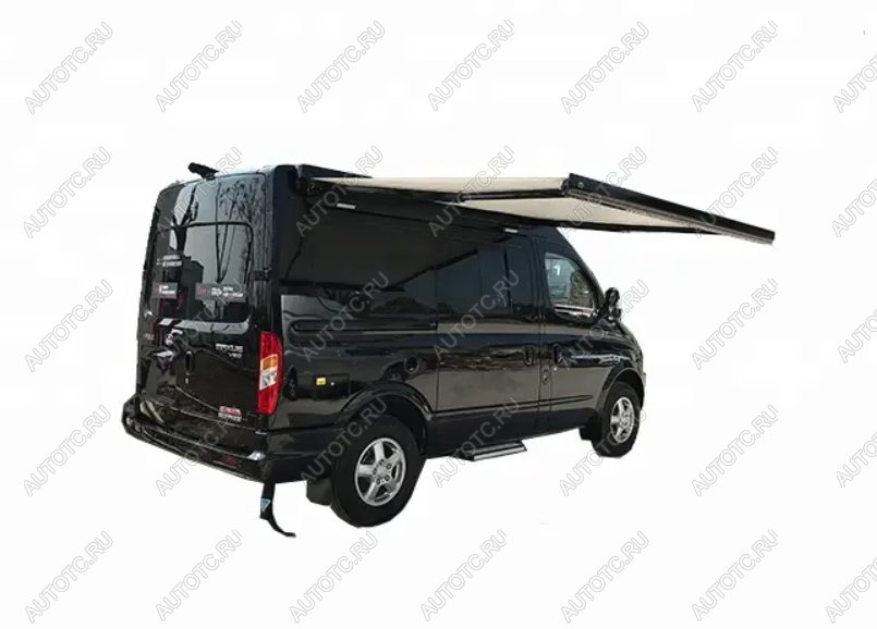 54 149 р. Маркиза автомобильная РИФ 2,5х2,0 м кассетная, привод механический, ручной, корпус черный  rif5533-2520b  с доставкой в г. Вологда