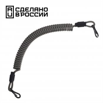 399 р. Страховочный тренчик CORD из паракорда с 2 карабинами (grey)  tr.kk.g  с доставкой в г. Вологда. Увеличить фотографию 1