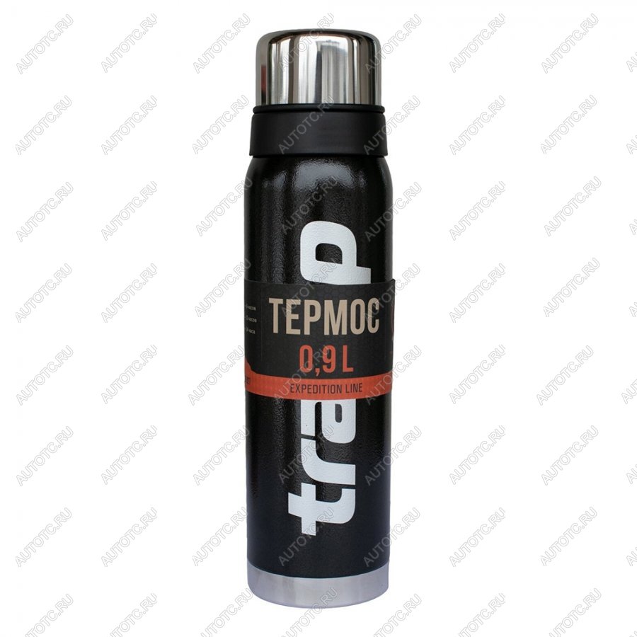 1 979 р. Термос TRAMP Expedition line 0.9 л., Черный  trc-027-9009  с доставкой в г. Вологда