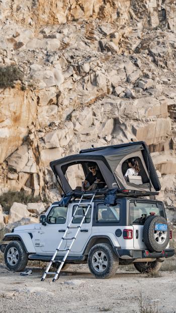 169 999 р. Палатка на крышу автомобиля Wild Land Desert Cruiser 140  201042  с доставкой в г. Вологда. Увеличить фотографию 3