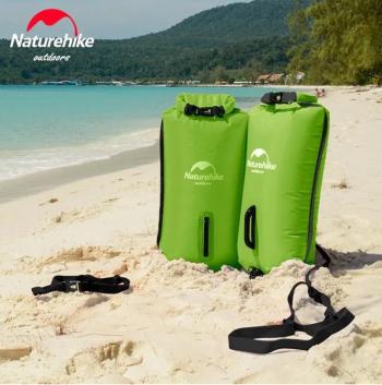 1 729 р. Гермомешок Naturehike туристический 18 л. ярко-зеленый  nh17s001-g-gr  с доставкой в г. Вологда. Увеличить фотографию 1