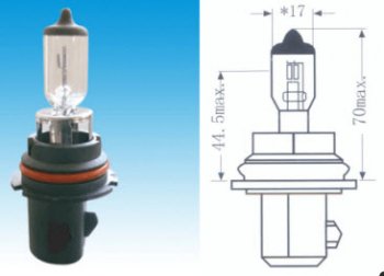 HB5 (12V-6555W  PX29T) ЛАМПА УПАКОВКА (1 шт) BLICK BODYPARTS lphb500-980-o