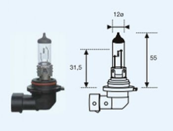 HB4 (12V-55W  P22D) ЛАМПА УПАКОВКА (1 шт) BLICK BODYPARTS lphb400-981-o