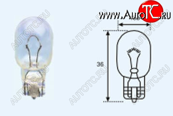 22 р. T15 (T15 12V-16W  W2.1x9.5d) ЛАМПА УПАКОВКА (10 шт) BLICK BODYPARTS lpt1500-980-t  с доставкой в г. Вологда