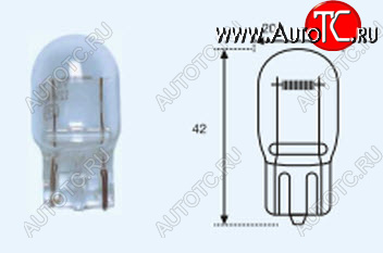 110 р. T20 (T20 12V-21W  W3x16d) ЛАМПА УПАКОВКА (10 шт) BLICK BODYPARTS lpt2000-980-t  с доставкой в г. Вологда