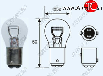 91 р. P215W (S25 24V-215W  BAY15d) ЛАМПА УПАКОВКА (10 шт) BLICK BODYPARTS lp21500-982-t  с доставкой в г. Вологда