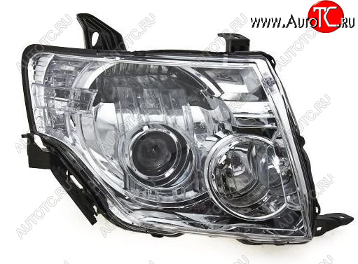 21 999 р. Правая фара (ксенон, под корректор) DEPO Mitsubishi Pajero 4 V80 дорестайлинг (2006-2011)  с доставкой в г. Вологда