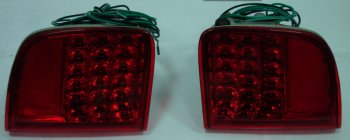 LANDCRUISER ФОНАРЬ ЗАДН В БАМПЕР Л+П (КОМПЛЕКТ) ТЮНИНГ С ДИОД (EAGLE EYES) ВНУТРИ КРАСН EAGLE EYES tylan08-732-n