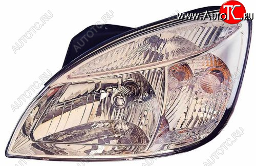 11 499 р. Левая фара (c электрокорректором) DEPO  KIA Rio  2 JB (2005-2009) дорестайлинг седан  с доставкой в г. Вологда
