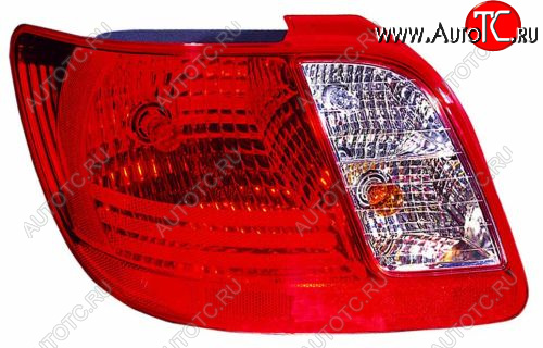 4 649 р. Левый фонарь DEPO  KIA Rio  2 JB (2005-2009) дорестайлинг седан  с доставкой в г. Вологда