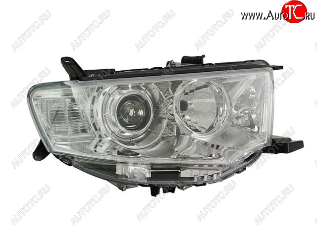 12 349 р. Правая фара (под корректор, линзован) DEPO Mitsubishi L200 4  рестайлинг (2013-2016)  с доставкой в г. Вологда
